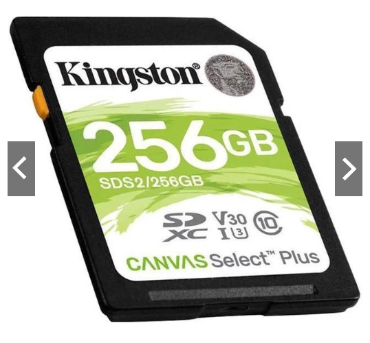 SD CARD Kingston Canvas Select Plus SDS2 256GB (112-00100)